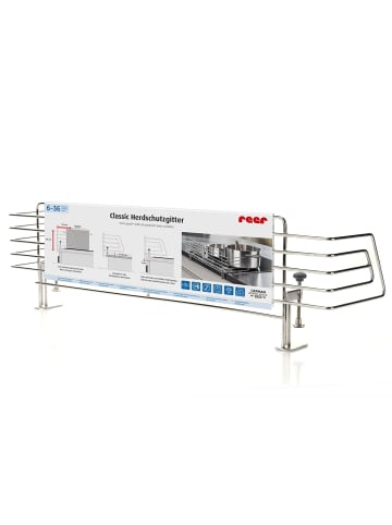 Reer Classic Herdschutzgitter in Silberfarben ab 6 Jahre