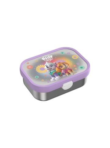 Mepal Edelstahl-Brotdose mit Gabel Campus in 18 x 13 cm in Paw Patrol Girl