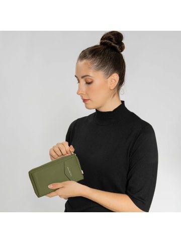 Lazarotti Bologna Leather Handytasche Leder 11 cm in olive