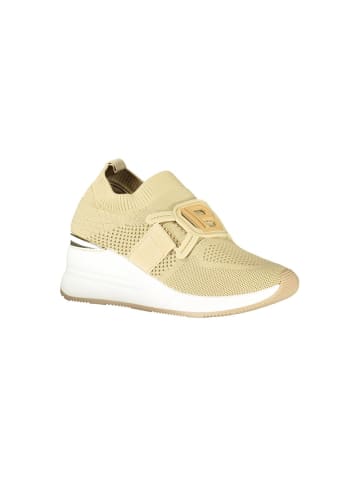 Laura Biagiotti Beige Polyurethan Damen Sneaker