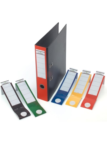Durable Ordnerrückenschild Ordofix breit 60x390mm sortiert Packung mit 10 St...