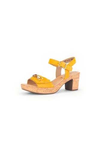 Gabor Fashion Plateau Sandale in gold