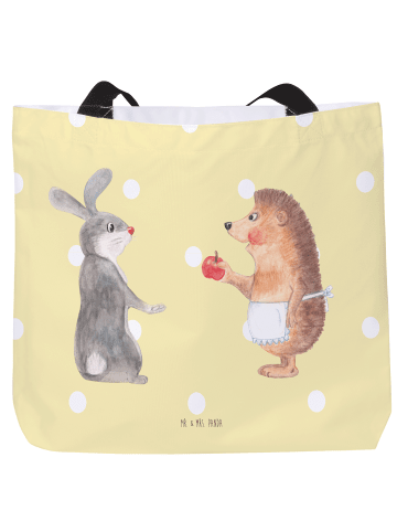 Mr. & Mrs. Panda Shopper Hase Igel ohne Spruch in Gelb Pastell