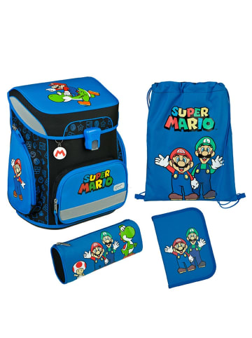 SCOOLI EasyFit - Schulranzen Set 5tlg. (Monster High) in Super Mario