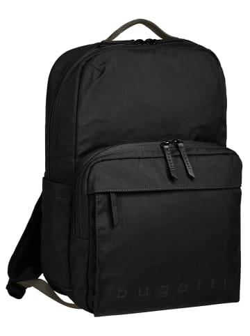 Bugatti Rucksack LEGERE Kunstfaser in schwarz