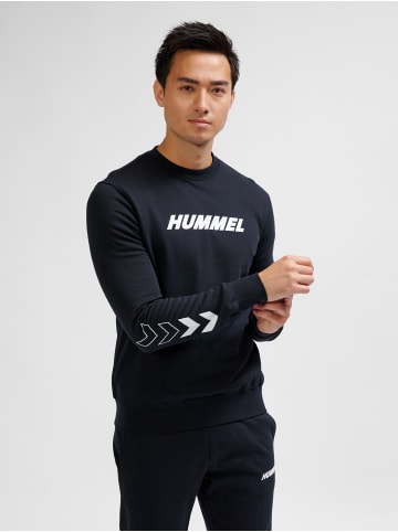 Hummel Sweatshirt Hmlelemental Herren in BLACK