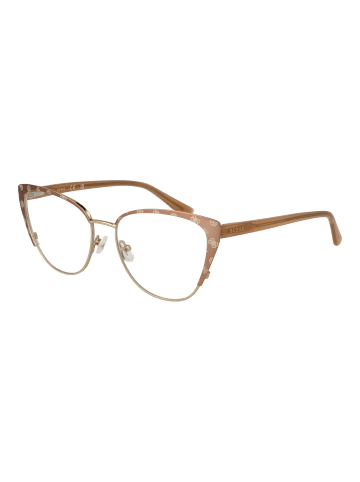Guess Damen Optische Fassungen Katzenauge Beige