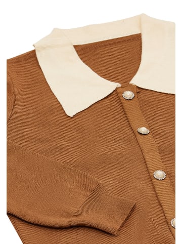 VIRITA Women Cardigan in Coffee