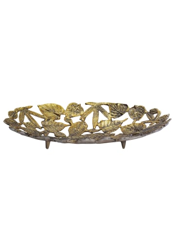 FineBuy Tischdekoration in Gold / Aluminium / 49x31x8