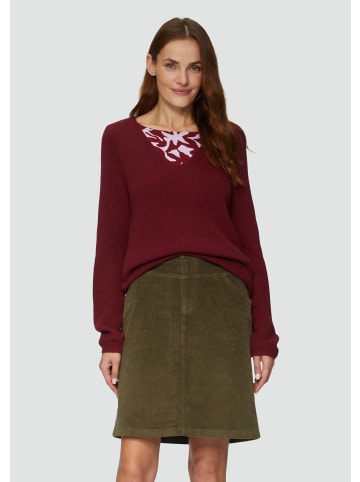 s.Oliver Strickpullover langarm in Rot