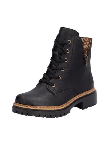 rieker Schnürstiefeletten in Schwarz