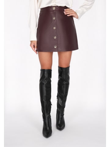 faina Women Skirt in burgundy