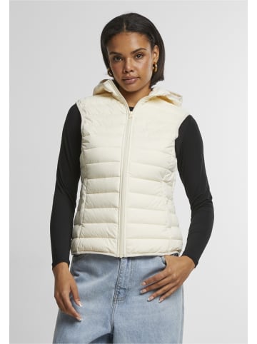 Urban Classics Urban Classics Ladies Ultra Light Puffer Vest in whitesand