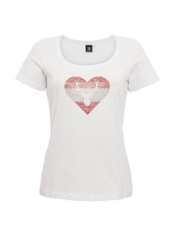 OS-Trachten T-Shirt 458061-2206-01 in weiß