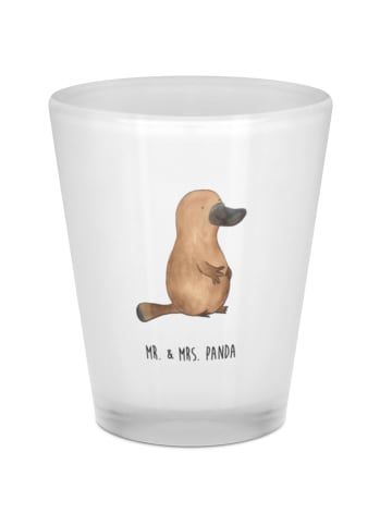 Mr. & Mrs. Panda Stamperl Schnabeltier Mut ohne Spruch in Transparent