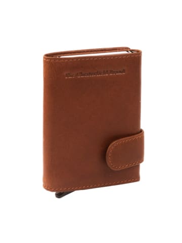 The Chesterfield Brand Leicester Kreditkartenetui RFID Schutz Leder 7 cm cognac