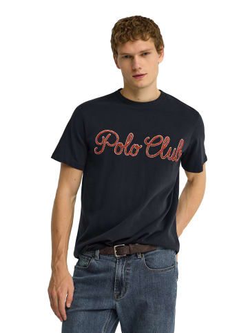 Polo Club T-Shirt MAN MIRROR TSHIRT SHORT SLEEVE REGULAR FIT in Navy Blau