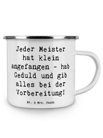 Mr. & Mrs. Panda Teetasse Spruch Wettkampfvorbereitung meistern ... in Weiß