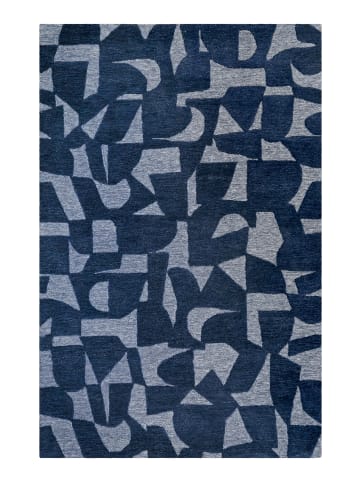 Wecon Home Kurzflorteppich Ocean State in Blau/Hellblau meliert