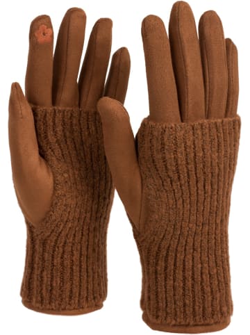 styleBREAKER Touchscreen Handschuhe in Cognac