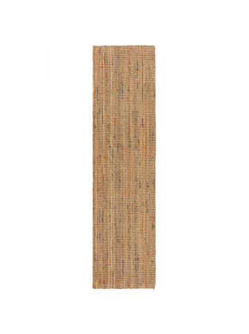 KADIMA DESIGN Juteteppich Jute Naturbelassen, Wohnzimmer in Natur-Multicolor