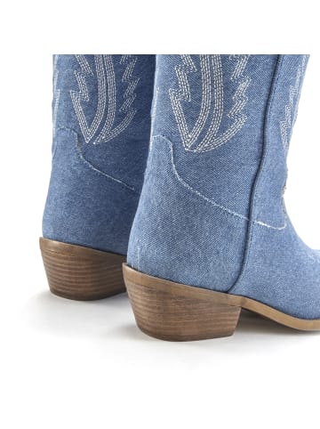 LASCANA Chelseaboots in denimblau