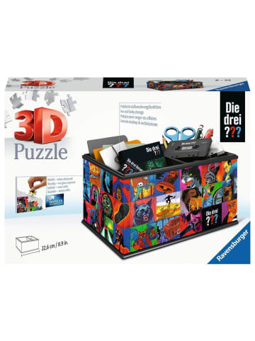 Ravensburger Konstruktionsspiel Puzzle 216 Teile 3D Puzzle Aufbewahrungsbox Die drei ??? 8-99 Jahre in bunt