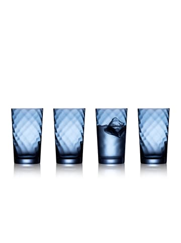 Lyngby Glas Highball Vienna in Blau