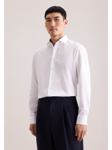 Seidensticker Business Hemd Shaped in Weiß