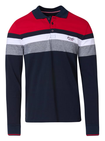 KOROSHI LangÃ¤rmliges poloshirt in rot