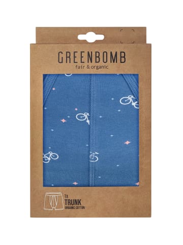 GreenBomb Trunk Bike Space 2 in Blau Mix