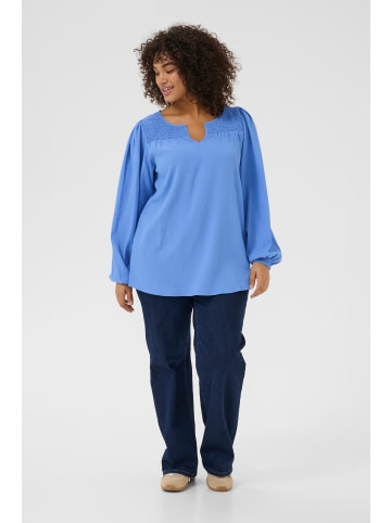 KAFFE curve Langarm-Bluse KClunda in Ebb and Flow