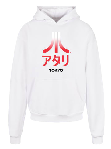F4NT4STIC Heavy Hoodie Atari Tokyo Retro Arcade Games in weiß
