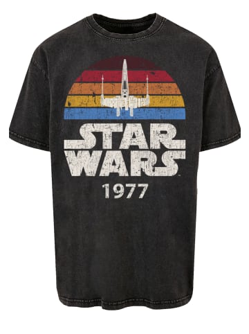 F4NT4STIC Oversize T-Shirt Star Wars X-Wing Trip 1977 T in schwarz