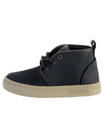 natural world Kinder-Sneaker aus Leder „Safari On Nappa“ Schwarz