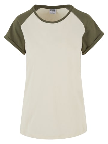 Urban Classics T-Shirt in whitesand/olive