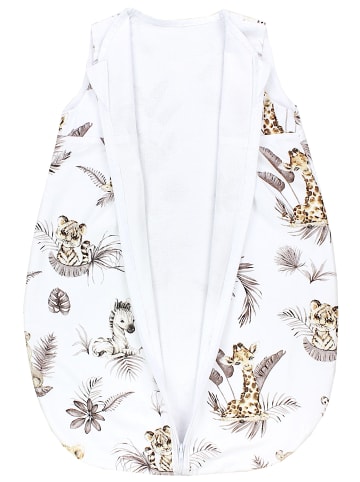 TupTam Baby Sommer Schlafsack Ärmellos Unwattiert in weiß/bronze