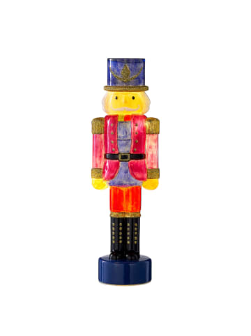 Butlers Nussknacker X-MAS mit LED in Flieder