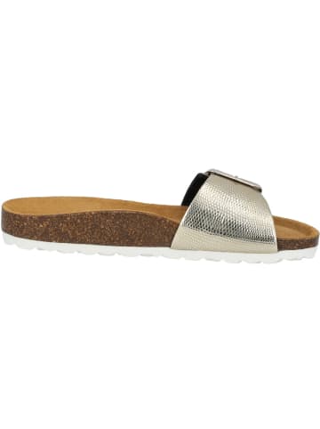 Palado Pantoletten in gold schwarz