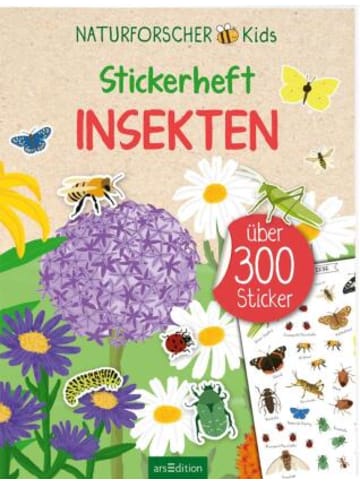ars edition Buch - Naturforscher-Kids - Stickerheft Insekten