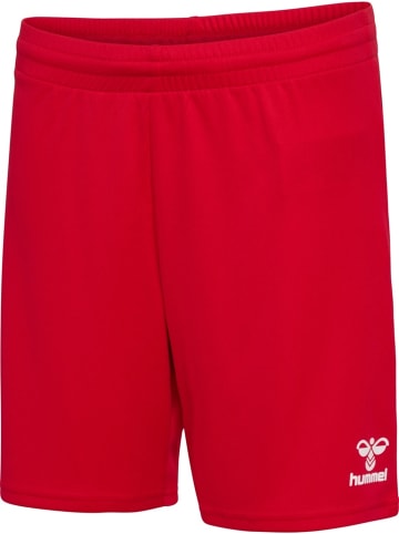 Hummel Sportshorts "Hmlessential Shorts Kids" in Rot