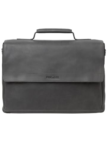 Pride and Soul Percent Aktentasche 39 cm Laptopfach grau