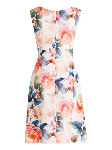 Vera Mont Cocktailkleid mit Blumenprint in Rosé/Red