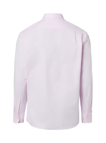 Nils Sundström Hemd in rosa weiß