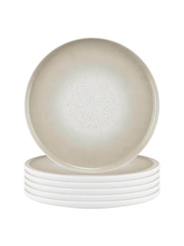 6er Set Speiseteller Sento Home in Aura Cream ø 27,6 cm