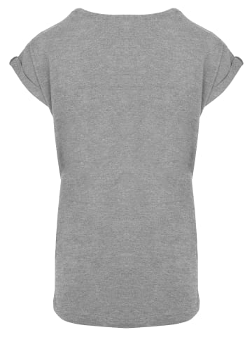 F4NT4STIC T-Shirt Looney Tunes Bugs Bunny Laughing in grau meliert
