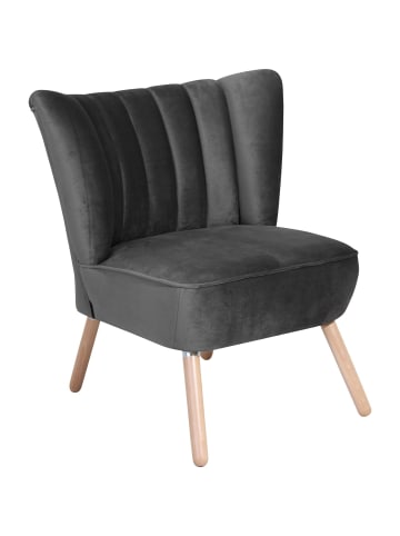 others SESSEL Kadisha Bezug Samtvelours Buche natur / anthrazit