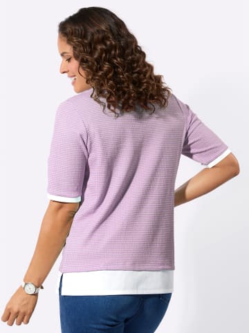 WITT WEIDEN 2-in-1-Shirt in orchidee-weiß-bedruckt