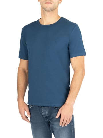 normani 3er Set Herren T-Shirts aus Bio-Baumwolle Nyons in Marine/Schwarz/Schwarz