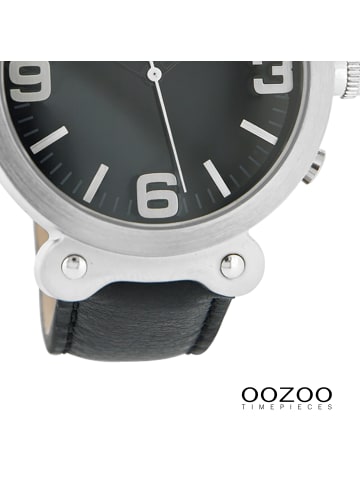Oozoo Analog-Armbanduhr Oozoo Vintage Series schwarz groß (ca. 40mm)